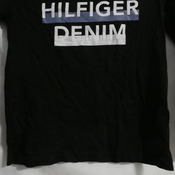 TOMMY HILFIGER, size 10 youth, black long sleeve graphic tee, GUC - Picture 7 of 15